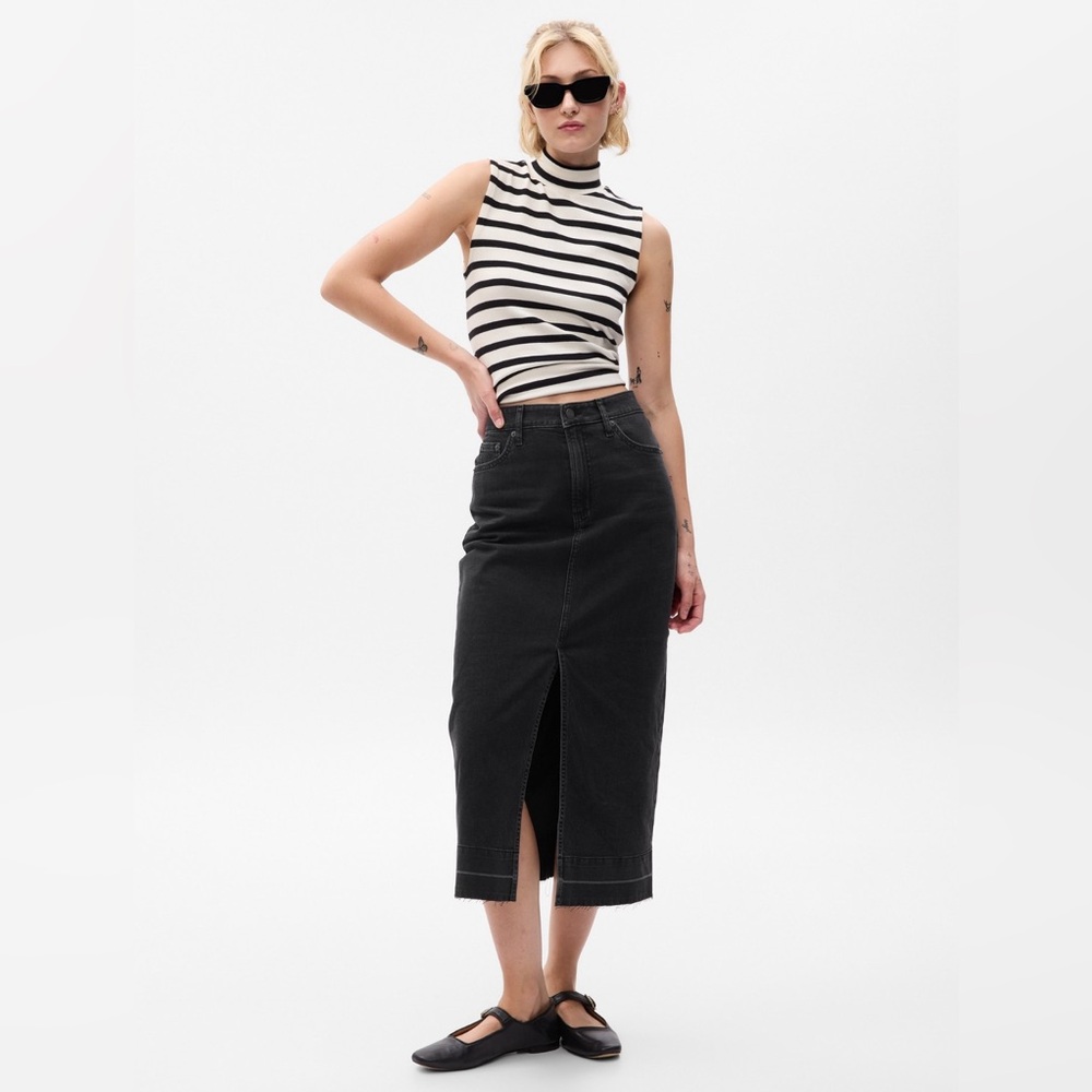 Gap Denim Midi Skirt